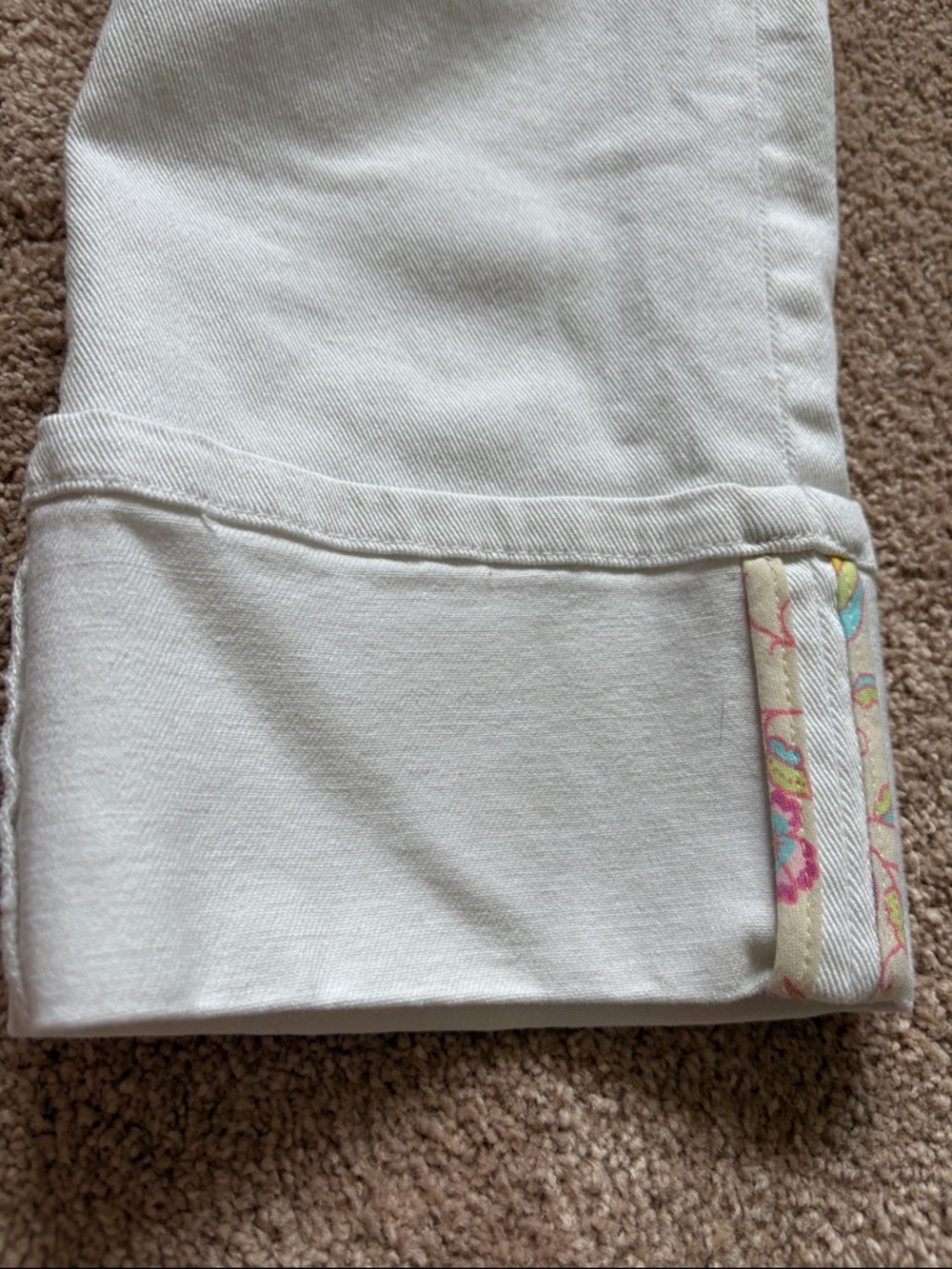 GAP White Low-Rise Cropped Jeans for Kids - Picture 5 of 7